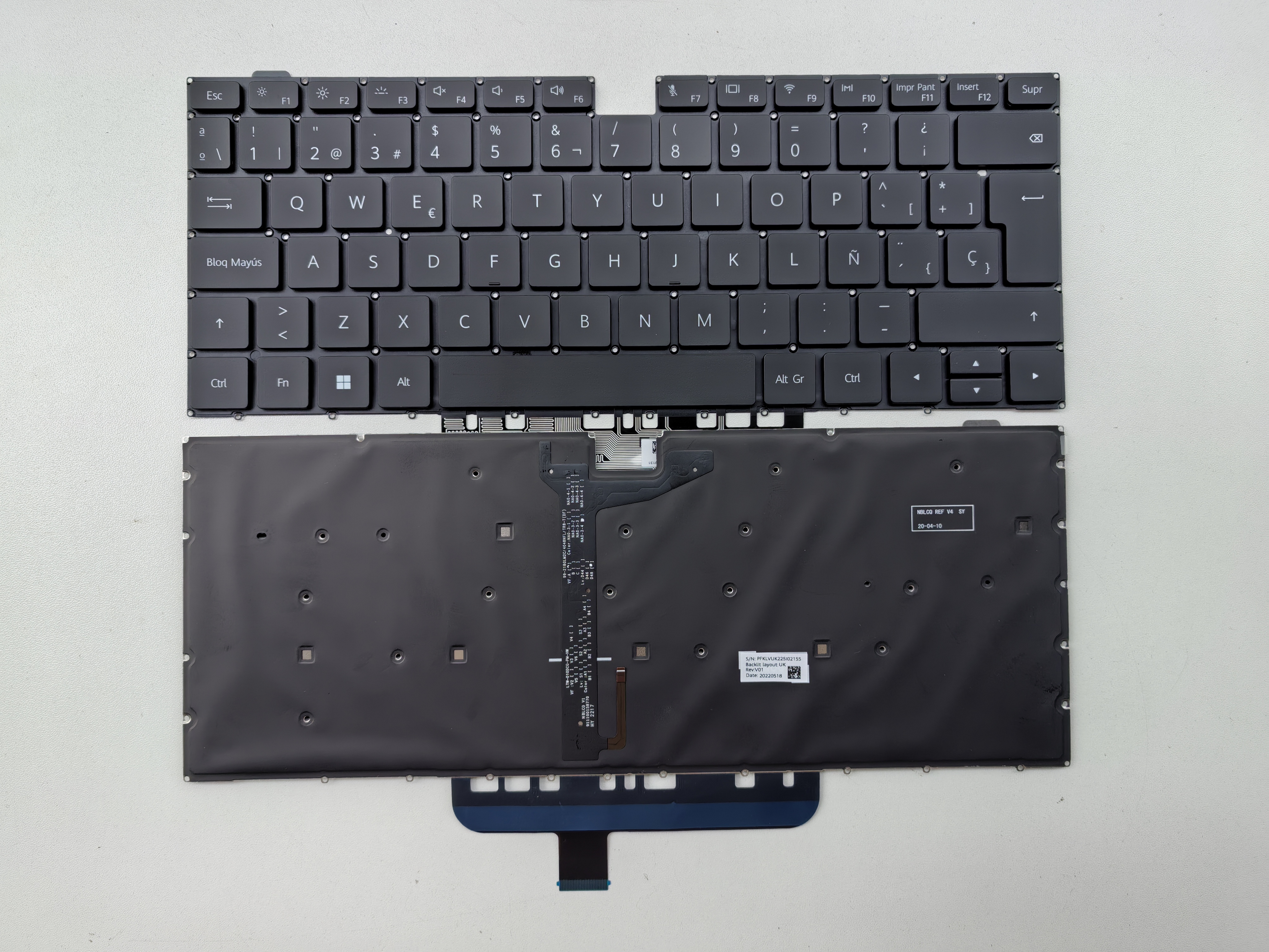 Picture of New Replacement Laptop Keyboard For HUAWEI W29/HBL-W29/matebook D14 BLACK Backlit SP Layout